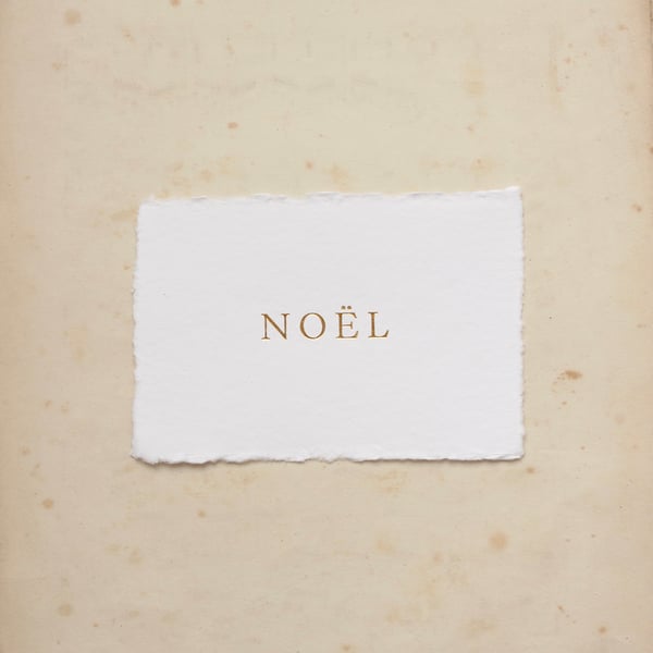 Image of Carte Postale NOËL / DORE / DELICAT