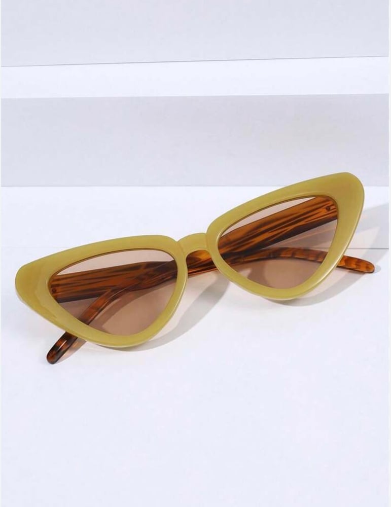 Image of Green frame sunglasses 