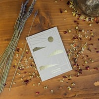 Image 4 of After Rain Comes Sun - Gold Foiled Postcard