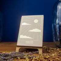 Image 3 of After Rain Comes Sun - Gold Foiled Postcard