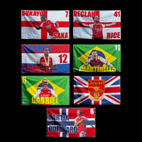 Arsenal Player flags