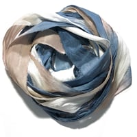Image 3 of 10YD. CORDUROY HAND DYED RECYCLED SARI SILK RIBBON BUNDLES by COLOR KISSED SILK