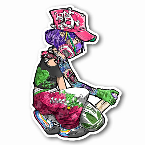 Image of Graff Girl Sticker