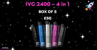 IVG 2400 4 in 1 Disposable Vape - All Flavours - Box of 5 Multipack (RRP £74.99)