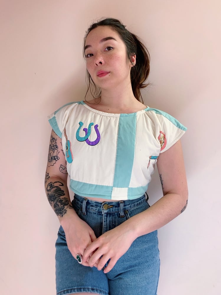 Image of Quilt Crop Top — Western