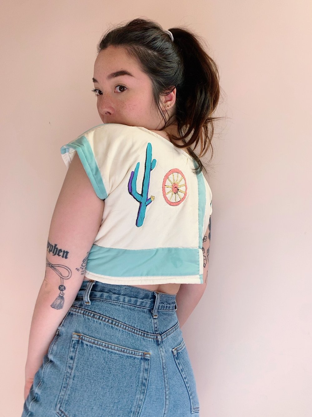 Image of Quilt Crop Top — Western
