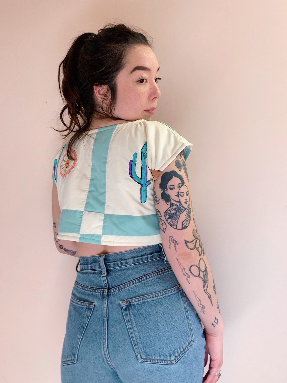 Image of Quilt Crop Top — Western