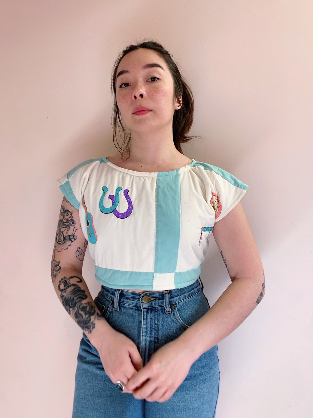 Image of Quilt Crop Top — Western