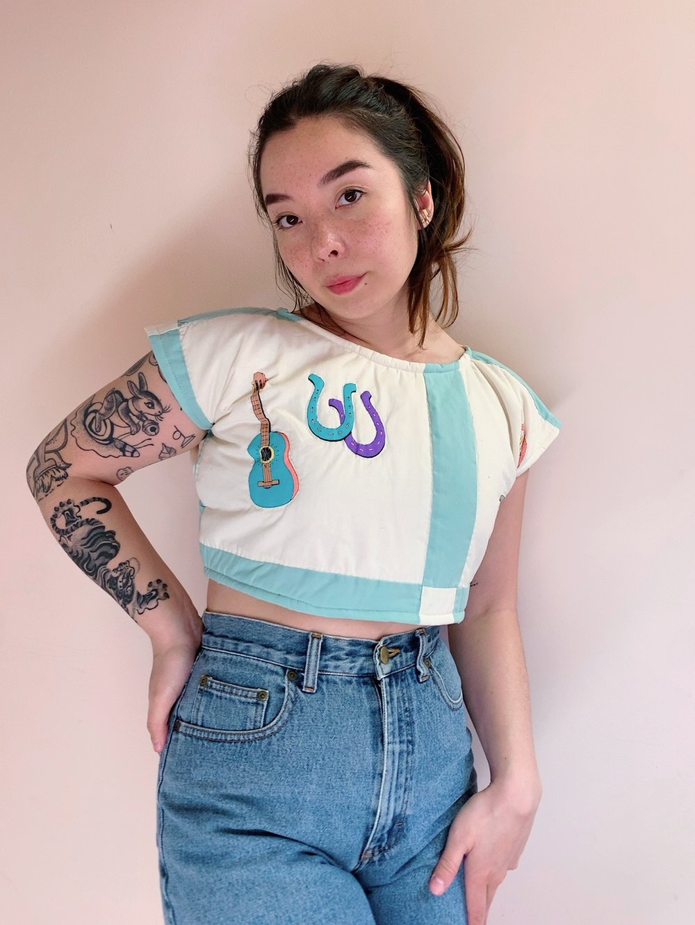 Image of Quilt Crop Top — Western