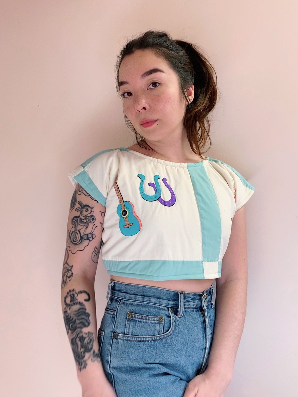 Image of Quilt Crop Top — Western