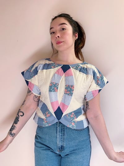 Image of Quilt Crop Top — Wedding Ring