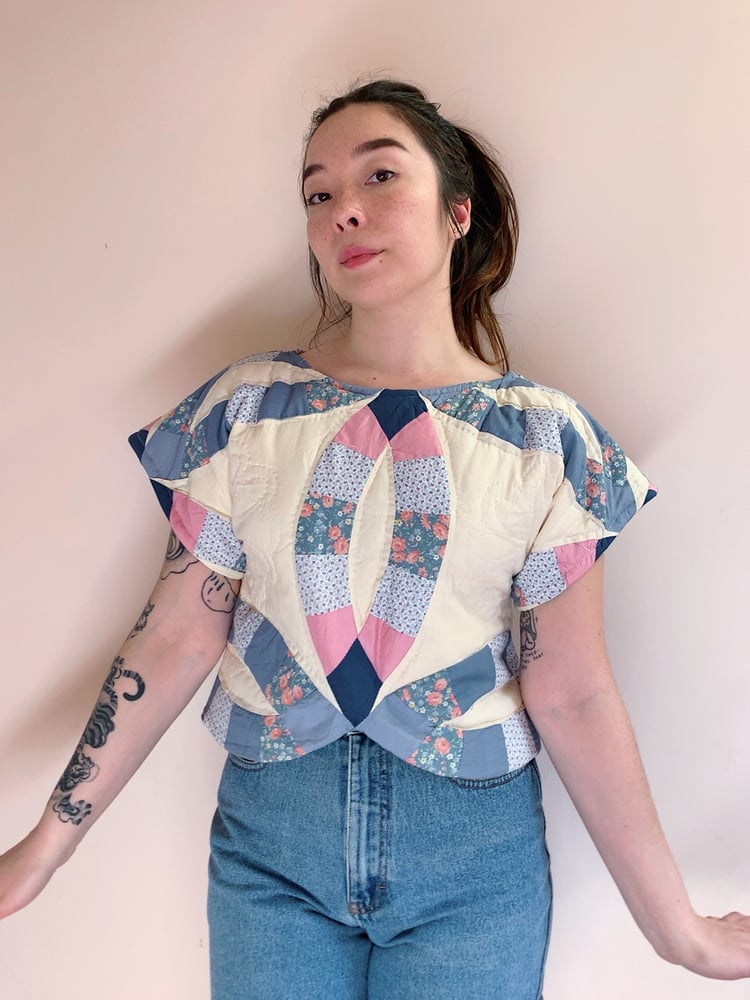 Image of Quilt Crop Top — Wedding Ring