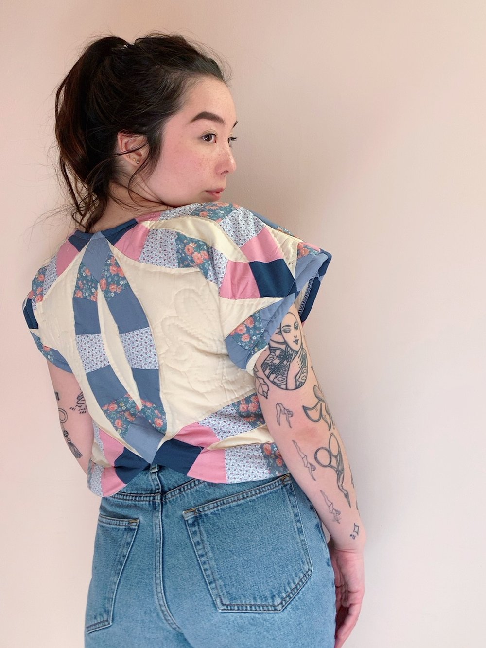 Image of Quilt Crop Top — Wedding Ring