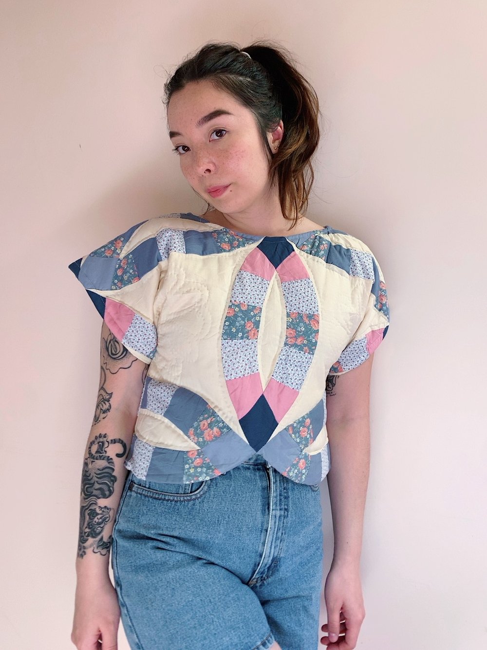 Image of Quilt Crop Top — Wedding Ring