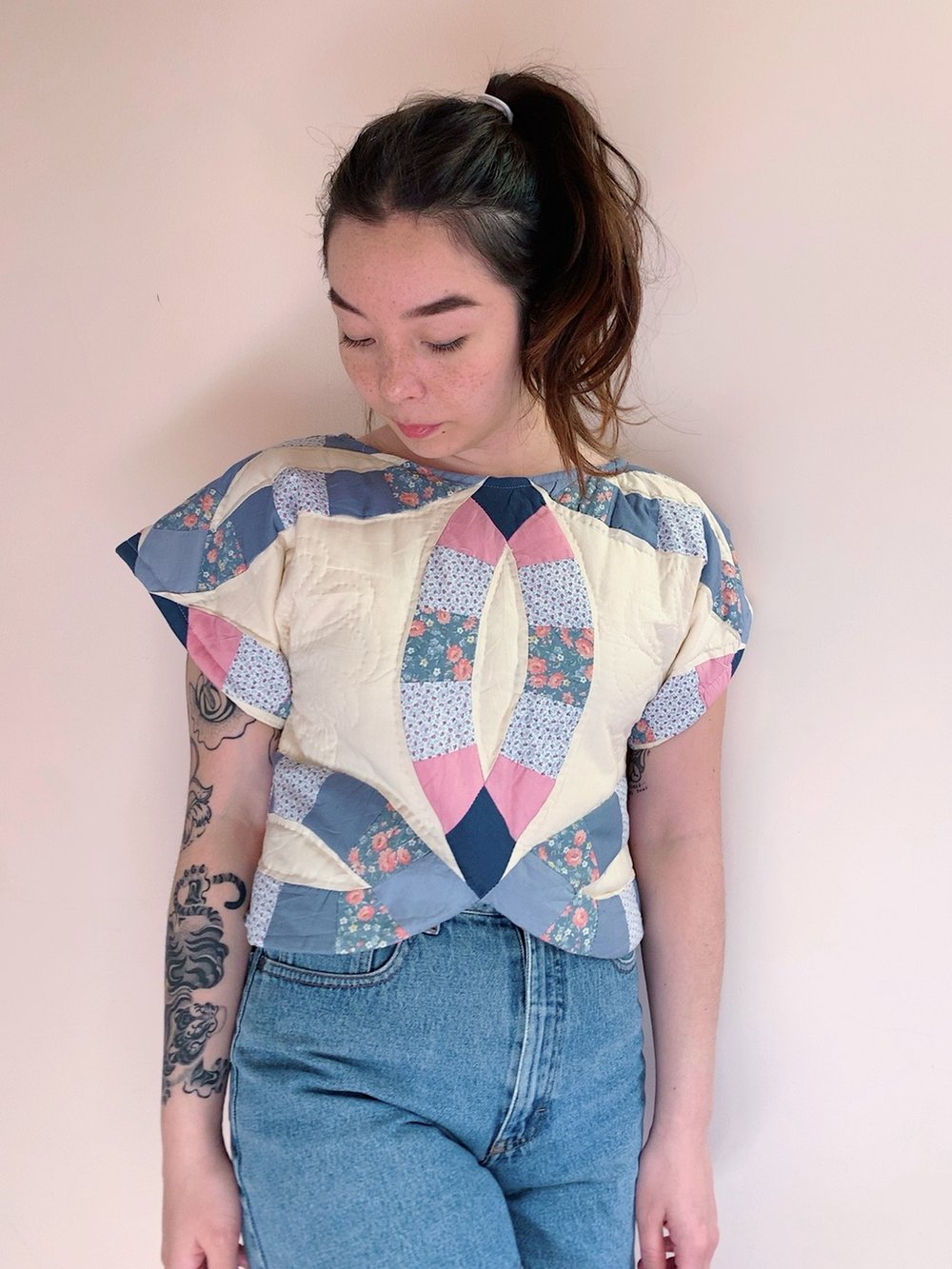 Image of Quilt Crop Top — Wedding Ring