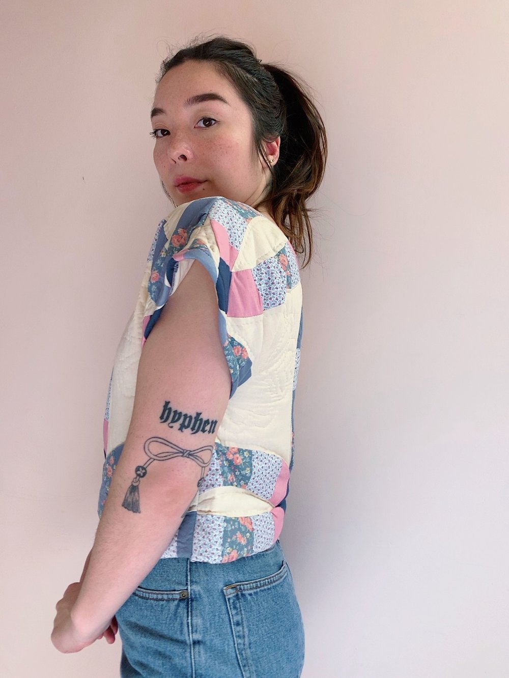 Image of Quilt Crop Top — Wedding Ring