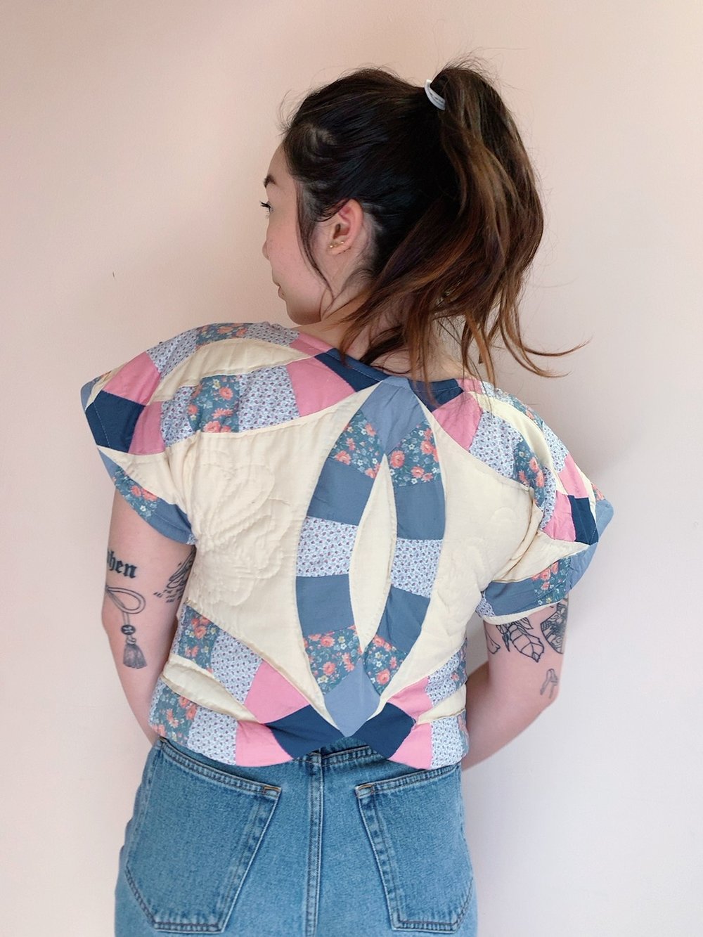 Image of Quilt Crop Top — Wedding Ring