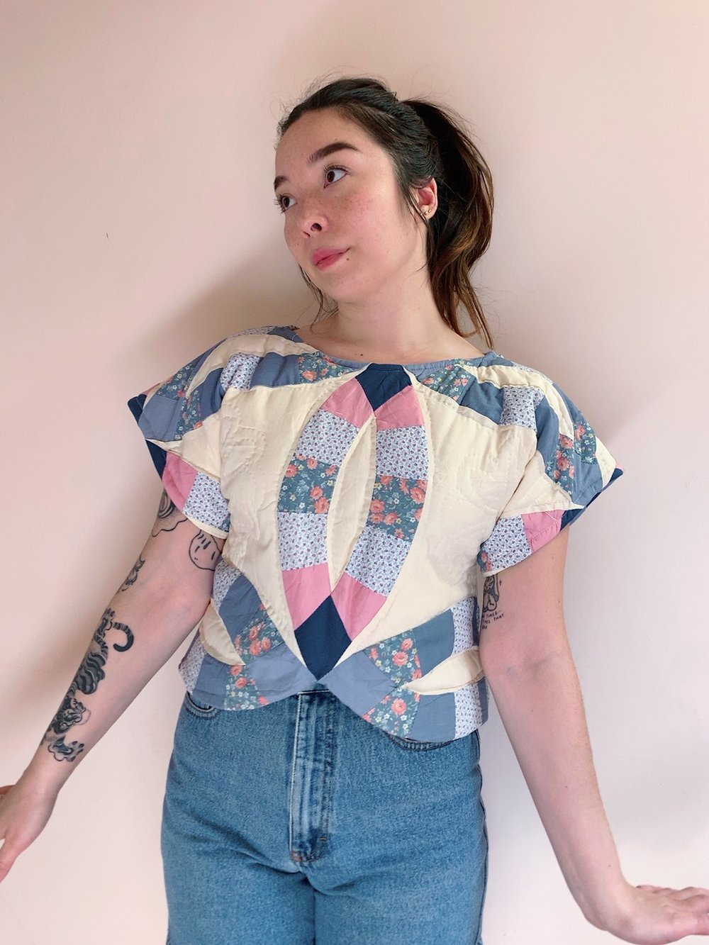 Image of Quilt Crop Top — Wedding Ring