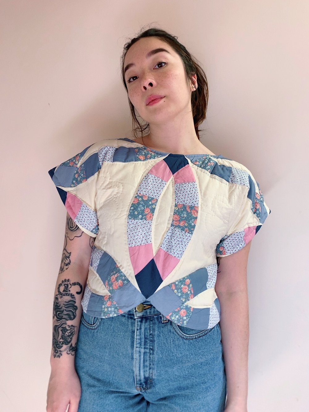 Image of Quilt Crop Top — Wedding Ring