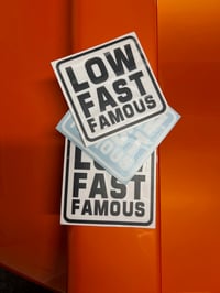 Low Fast Famous - 4x Sticker Pack