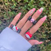 Kawaii Punk Rings