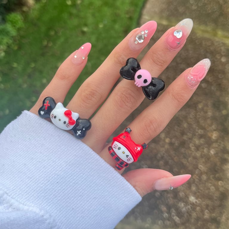 Kawaii Punk Rings Image 5