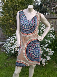 Image 1 of Mandala dress - tan