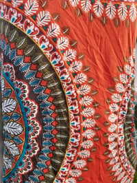 Image 2 of Orange Mandala racerback dress