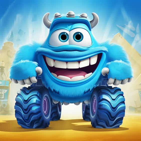 Image of Max the big yellow monster truck