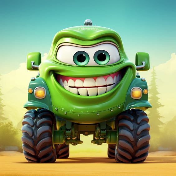 Image of Max the big yellow monster truck