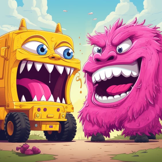 Image of Max the big yellow monster truck