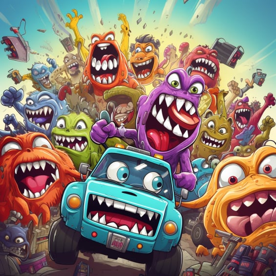 Image of Max the big yellow monster truck