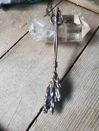 Image 4 of Lavendar Broomstick Necklace #2