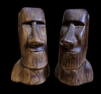 Image 1 of Vintage Trader Dick's Moai S&P Shakers FREE SHIPPING 