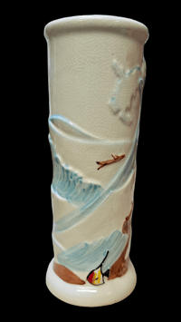 Image 2 of Vintage Stockton Islander Surfer Girl Mug FREE SHIPPING 