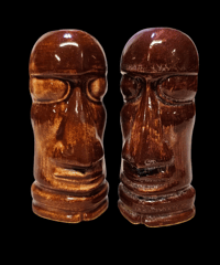 Image 1 of Vintage Langerman's Luau S&P Shakers FREE SHIPPING 