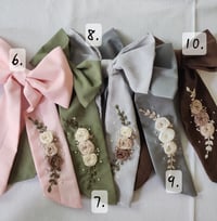 Image 2 of Floral hairbows