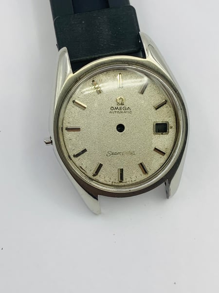 Image of vintage retro Omega seamaster 1960's/70's gents watch Case,used,ref#(om-59)