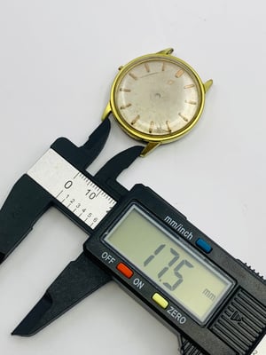 Image of vintage gold plated Omega 1960's/70's gents watch Case,used,ref#(om-61)