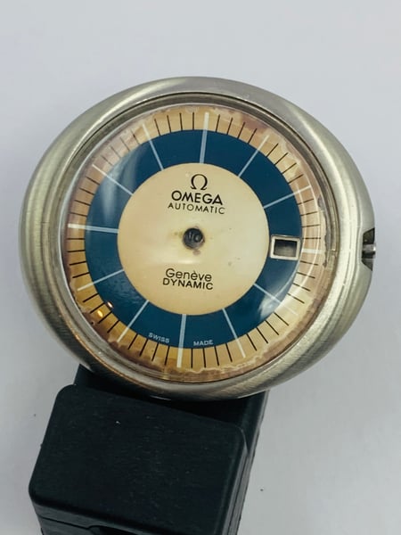 Image of vintage retro Omega geneve dynamic 1960's/70's gents watch Case,used,ref#(om-63)