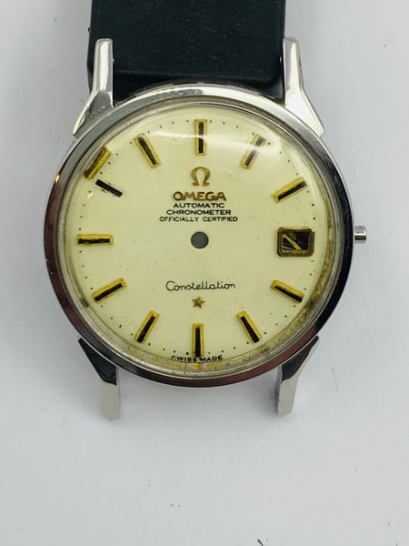 Image of vintage Omega constellation chronometer 1960's/70's gents watch Case,used,ref#(om-65)