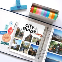 Image 3 of  6x8 Travelogue Layered Photo Templates (Digital)