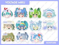 Image 1 of Voltage Miku Acrylic Keychain