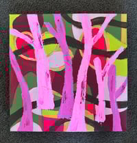 Image 3 of ENCHANTED FOREST mini square canvas 