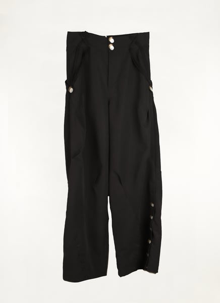 Image of ÆNRMÒUS - Cof Breath Pants (Black)