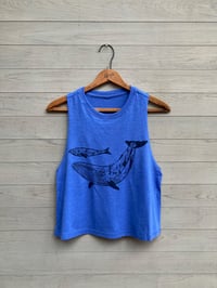 Image of Whales Cropped Tank
