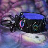 Image 3 of Black & Purple Pentacle Choker