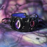 Image 2 of Black & Purple Pentacle Choker