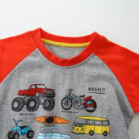 Image 8 of Boys T Shirts Dinosaurs Cars Diggers Trucks 