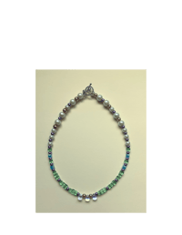 16" 'Pearly Dewdrops' Beaded Choker